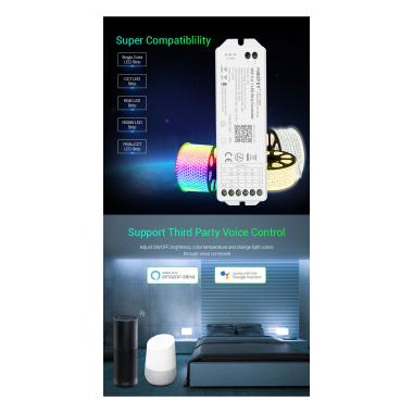 Controller Led Wifi In Voor Led Strip Monochrome Cct Rgb Rgbw Rgbww