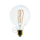 Product of E27 Filament LED Bulb 5W G95 280lm Creative-Cables Curved with Double Loop DL700141 