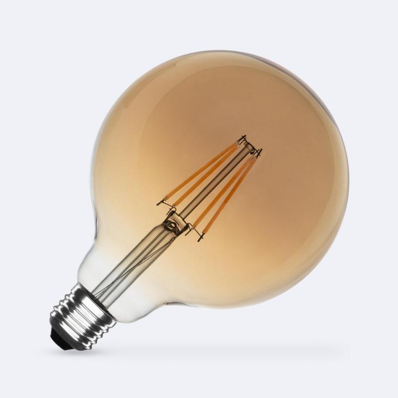 Produit de Ampoule LED Filament E27 8W 750 lm G125 Gold