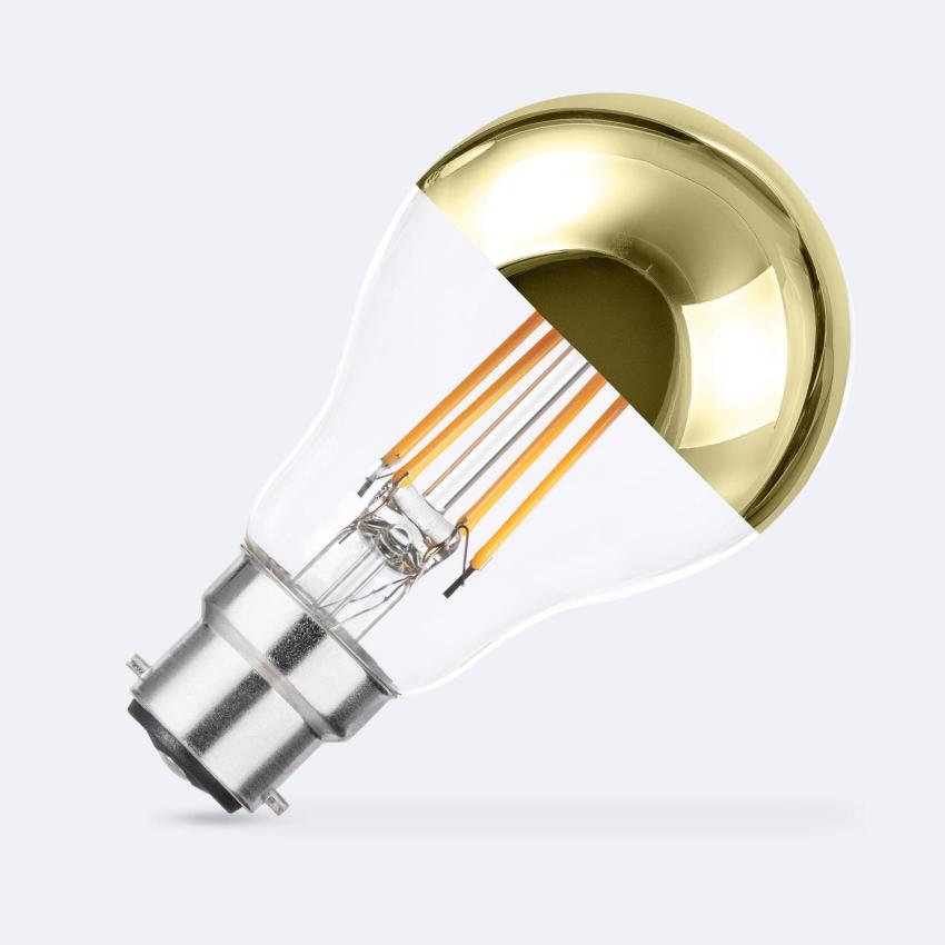 Product van LED Lamp Filament B22 8W 800 lm A60 Goud Reflect