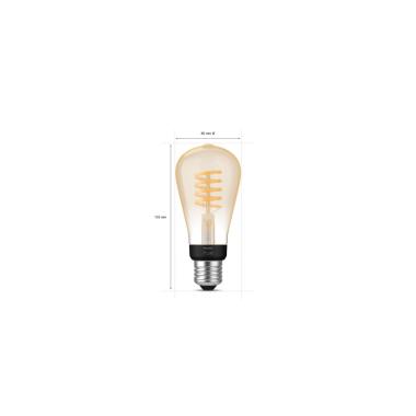 Produkt von LED-Glühbirne Filament E27 7W 550 lm ST64 PHILIPS Hue White Ambiance