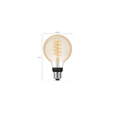 Produkt von LED-Glühbirne Filament E27 7W 550 lm G93 PHILIPS Hue White Ambiance