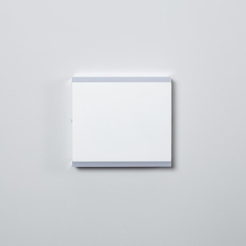 Produit de Applique Murale LED Extérieure Orus 6W Éclairage Double Face Carrée Blanche 