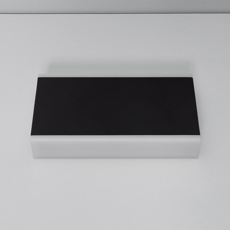 Produit de Applique Murale LED Extérieure Hera 10W Éclairage Double Face Rectangulaire Noire