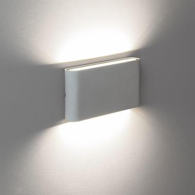 Produit de Applique Murale Extérieure  LED 12W Aluminium Rectangulaire Éclairage Double Face Blanche