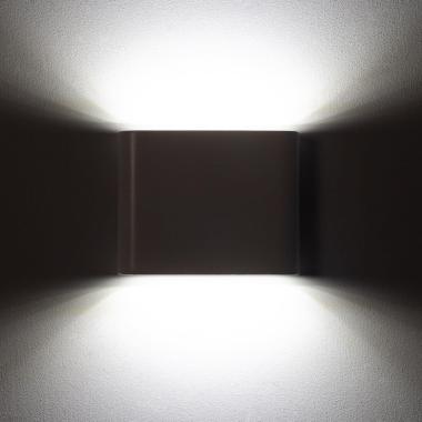 Prodotto da Applique Parete per Esterno LED 6W Doppia Luce Quadrato Bianco Zeus