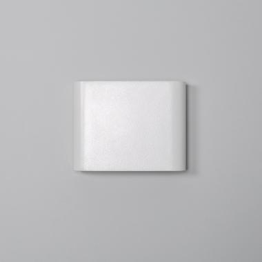 Prodotto da Applique Parete per Esterno LED 6W Doppia Luce Quadrato Bianco Zeus