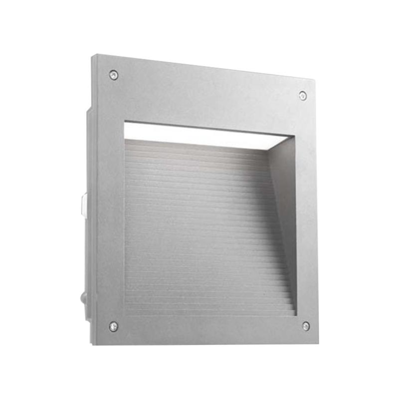 Prodotto da Segnapasso LED Micenas Square 20W IP65 Grigio LEDS-C4 05-9885-34-CL 