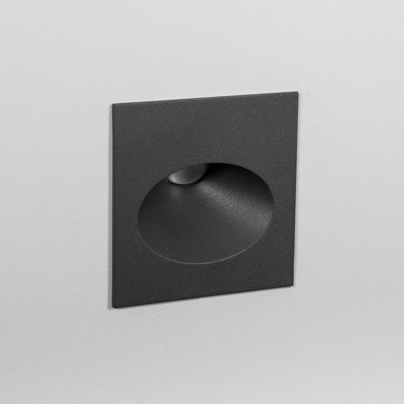 Product of 3W Coney Outdoor Recessed LED Wall Lamp in Grey