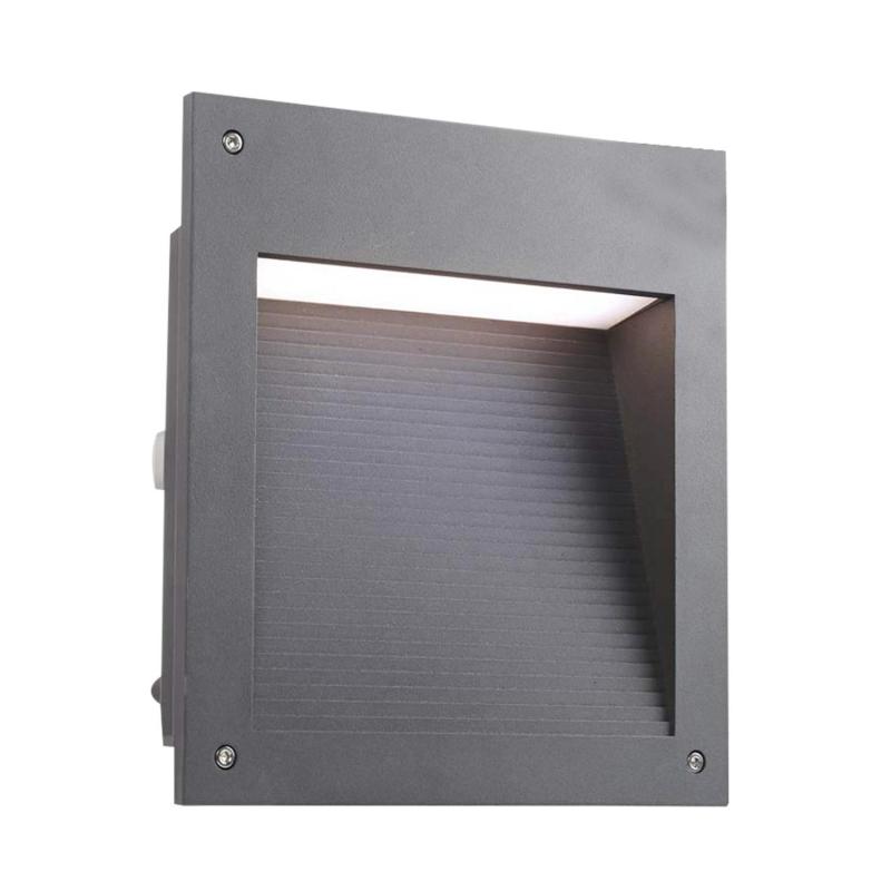 Prodotto da Segnapasso LED a Incasso Micenas Square 20W IP66 Grigio Urbano LEDS-C4 05-9885-Z5-CL 