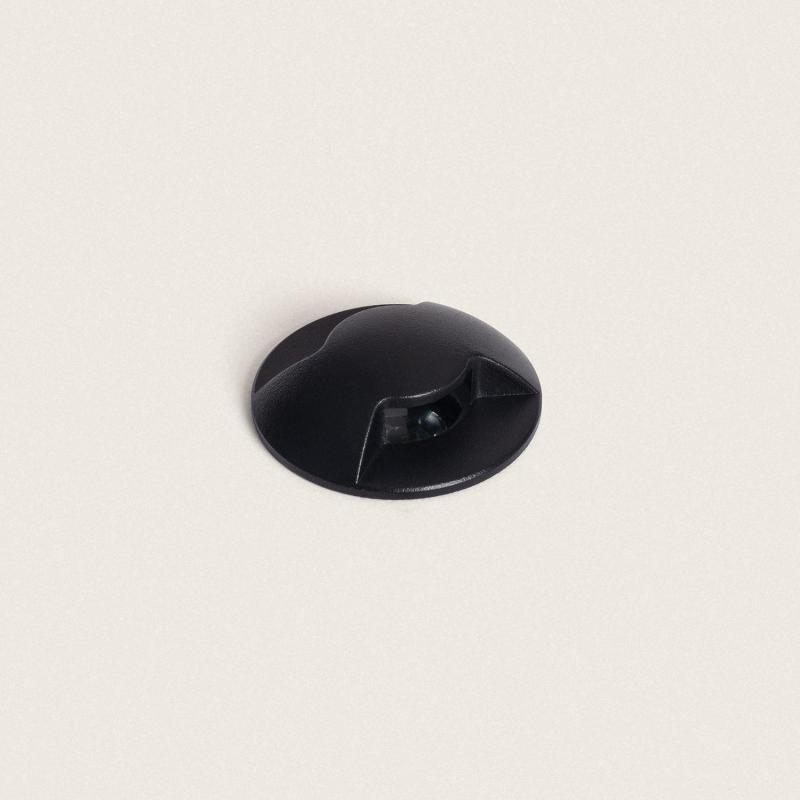 Product of 1W Letso 2L Outdoor Recessed Ground Spotlight in Black 