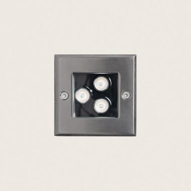 Product of 3W Utopia Outdoor Square Recessed Ground Spotlight 