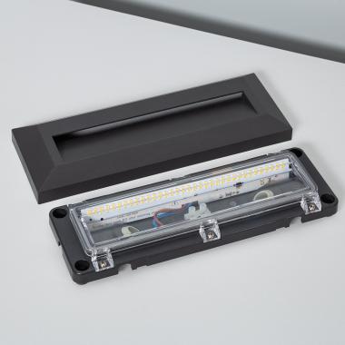 Produkt von LED-Wandleuchte 2W Oberfläche Aussen Rechteckig Schwarz Élide