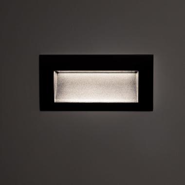 Product of 4W Elin Outdoor Rectangular Recessed Black LED Wall Light