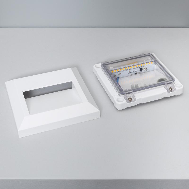 Produkt von LED-Wandleuchte Außen 1W Oberfläche Eckig Weiss Byron