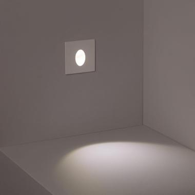 Produkt od Nástěnné Orientační LED Svítidlo 1W Vestavné Čtvercové Adam Bílé