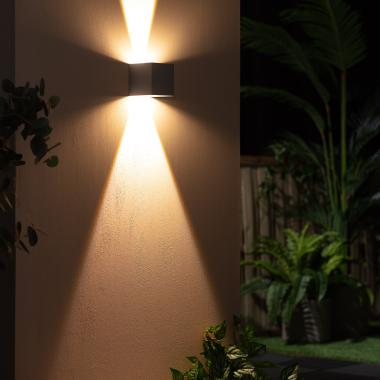 Produkt od Venkovní Nástěnné LED Svítidlo z Hliníku 6W Oboustranné Eros Šedé