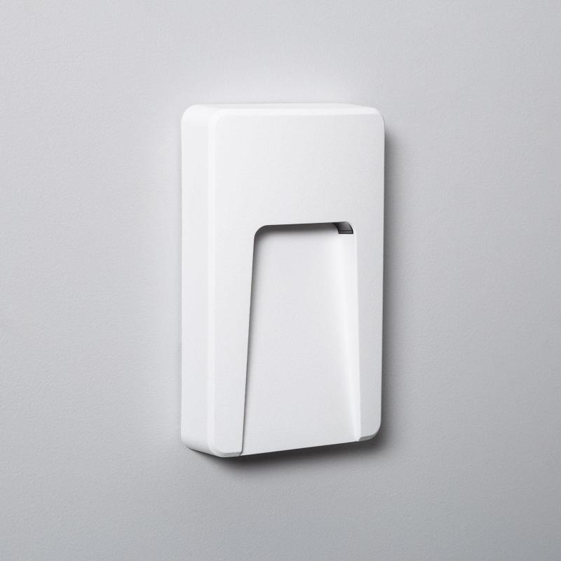 Product of 3W Joy Rectangular Surface Outdoor LED Wall Light in White