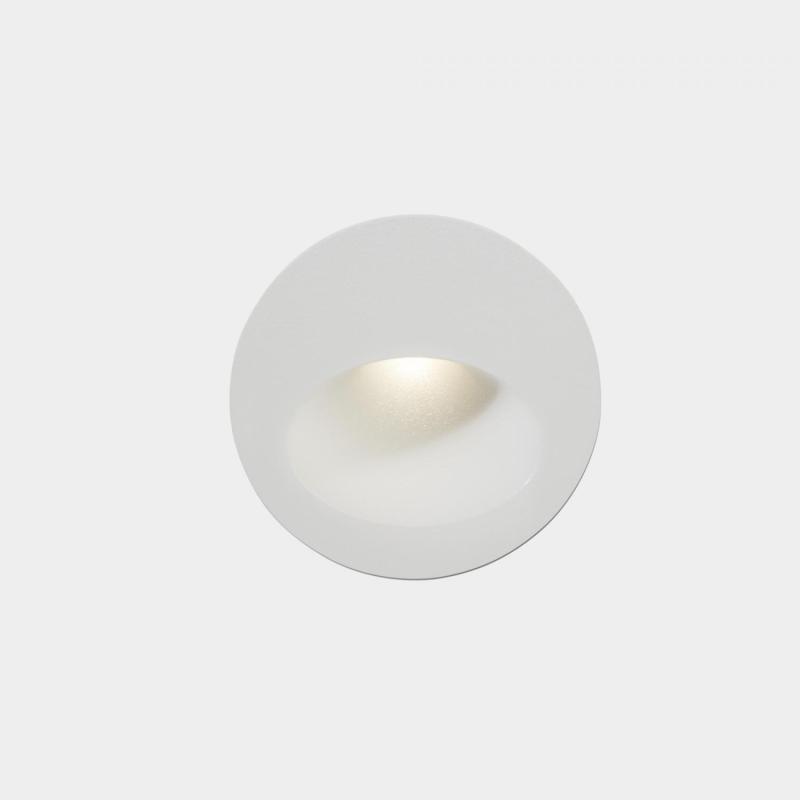 Produit de Balise LED Extérieure 2.2W Encastrable au Mur Bat Round Ovale LEDS-C4 05-E014-14-CM