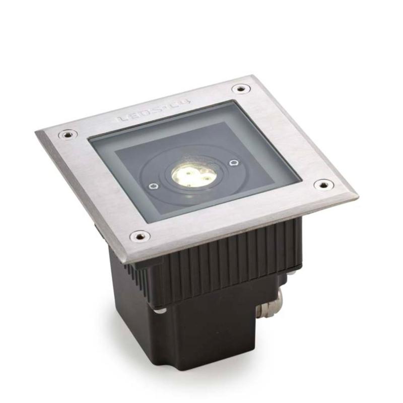 Produkt od Venkovní Vestavný LED Reflektor Gea Power Led Čtvercové/Pozemní IP67 6W LEDS-C4 55-9723-CA-CL