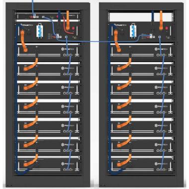 Produkt od Vysokonapěťová Lithiová Baterie PYLONTECH 48V H48050 2.4 kWh požaduje BMS