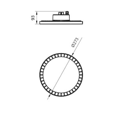 Produkt von LED Hallenstrahler PHILIPS High Bay Industrial UFP Ledinaire 95W 110lm/W BY020P G2