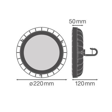 Produkt von LED-Hallenstrahler LEDVANCE High Bay Industrial UFO Value 150W 100lm/W 4058075408432