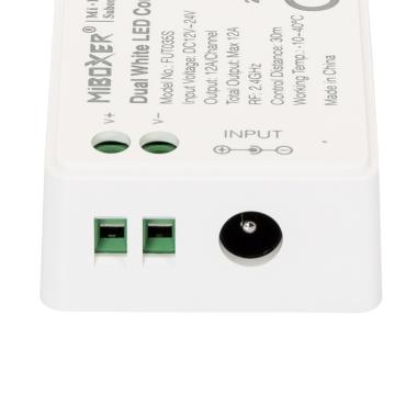 Product of MiBoxer 12/24V DC CCT LED Dimmer Controller + Wall Mounted 4 Zone RF Remote