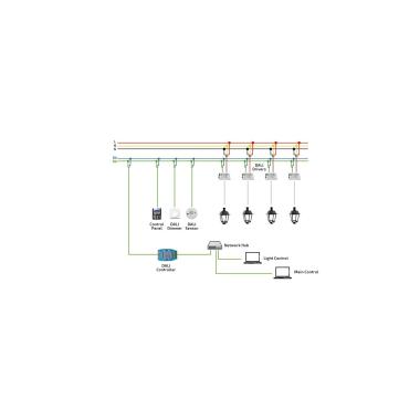 Produkt von Treiber MEAN WELL IP67 100-240V Ausgang 107-214V 350mA 75W Dimmbar DALI ELG-75-C350-DA