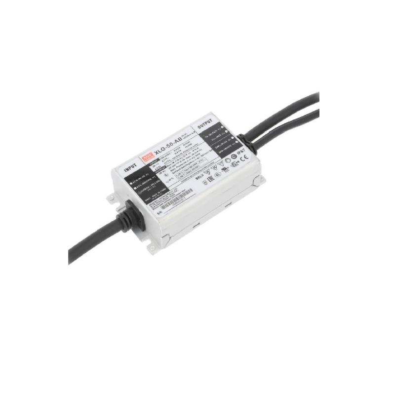 Produkt von Treiber MEAN WELL Dimmbar 1-10V IP67 100-240V Ausgang 22-54V 1000-2100mA 50W XLG-50-H-AB