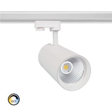 Product of 40W New d'Angelo Three Phase Track CCT Spotlight in White (CRI90) LIFUD