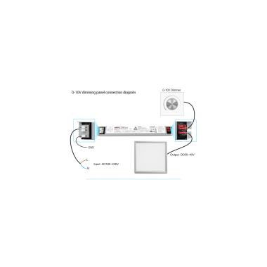 Product of MiBoxer 1-10V Dimmable NO Flicker Driver 40W + 4 Zone RF Remote 