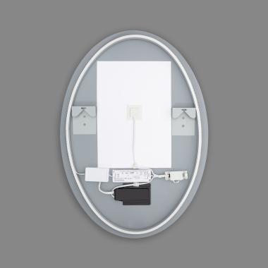 Produit de Miroir Salle de Bain avec Éclairage LED Anti-buée Catedrais 70x50cm