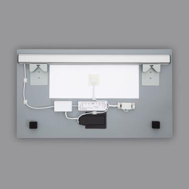 Produit de Miroir Salle de Bain avec Éclairage LED Anti-buée Benagil 40x70cm