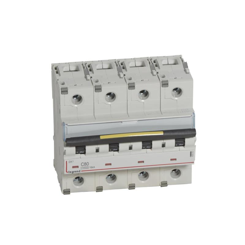 Produkt von Magnetothermischer Sichersungsschalter Industriell 4P 80-125A 10/16kA C-Kurve LEGRAND DX³ 409362