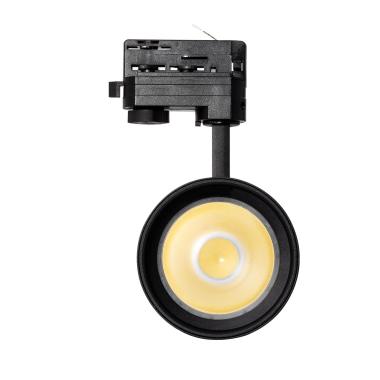 Produit de Spot LED New d'Angelo 40W Noir CCT CRI90 LIFUD 15-36º pour Rail Triphasé (3 Allumages)