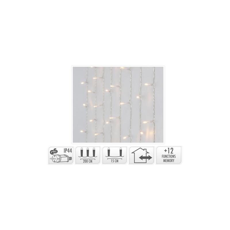 Produkt von LED-Girlandenvorhang Außen 480 LEDs 2m Transparent