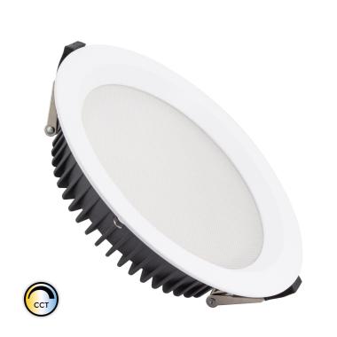 Product van Downlight LED 50W Samsung New Aero Slim CCT Selecteerbaar 50W 130lm/W Microprismatisch (UGR17) LIFUD Zaag Maat Ø 200 mm