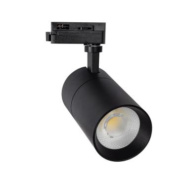 Produit de Spot LED New Mallet Dimmable 30W Noir No Flicker (UGR 15) pour Rail Monophasé 