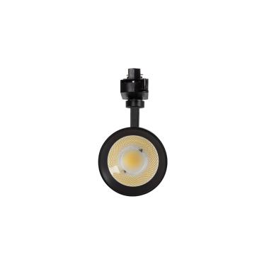 Product van Spotlicht New Mallet zwart LED 30W Dimbaar No Flicker voor Eenfasige Rail (UGR 15)