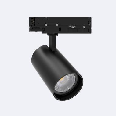 Product van LED Track Spot Driefasig 40W Fasano  No Flicker Dimbaar Zwart