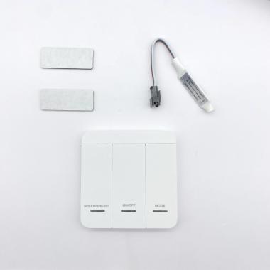 Product of 12/24V DC Digital Strip Dimmer with 3-Button RF Remote  