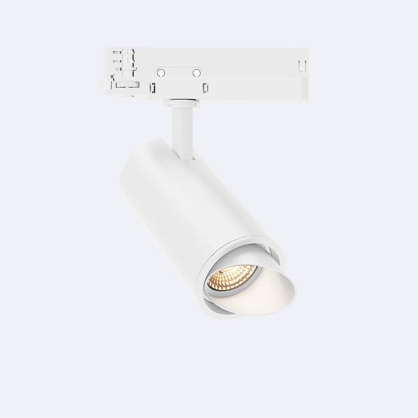 Product of 30W Fasano No Flicker DALI Dimmable Cylinder Bevel LED Spotlight for Three Circuit Track in White