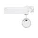 Product van Rail Spot LED 3-fase 30W Dimbaar Wolf Wit CRI90 No Flicker Multi hoek 15-60º.