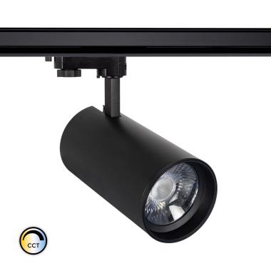 Prodotto da Faretto LED New d'Angelo Nero 30W (CRI90) CCT LIFUD LED  con Ottica Variabile per Binario Trifase