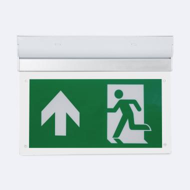 Produit de Signalisation de Secours LED en Saillie 60lm Permanent/Non Permanent Double Face