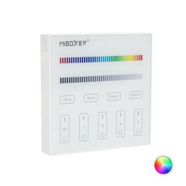 Product of MiBoxer B3 Wall Mounted 4 Zone RF Remote for RGBW LED Dimmer Controller