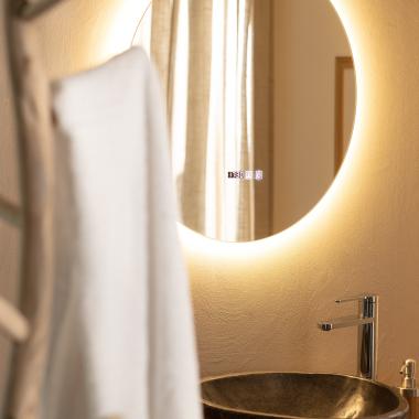 Prodotto da Specchio da Bagno con Luce LED e Antiappannamento Ø60 cm Big Volpe 