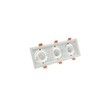 Produkt von LED-Downlight Strahler 3x10W CREE-COB Schwenkbar Madison  (UGR 19) Schnitt 295x110 mm