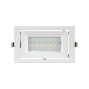 Produit de Spot Downlight LED 60W Rectangulaire Orientable SAMSUNG 130 lm/W LIFUD Coupe 210x125 mm